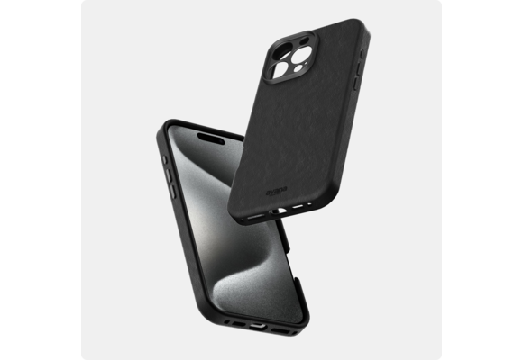 Avana Leather MagSafe Case for iPhone 16 Pro - Ash Black