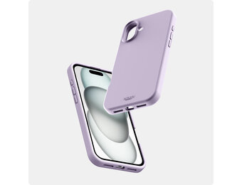 Avana velvet Silicone MagSafe Case for iPhone 16 - Lavender