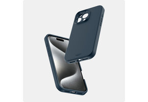 Avana velvet Silicone MagSafe Case for iPhone 16 Pro Max - Navy