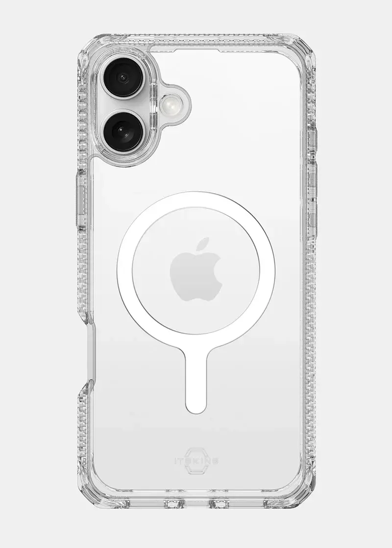 ITSKINS Hybrid R Clear MagSafe Case for iPhone 16 Plus - Transparent
