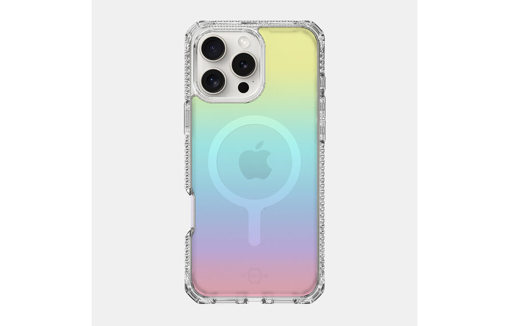 ITSKINS Hybrid R Vapor MagSafe Case for iPhone 16 Pro - Iridescent Violet