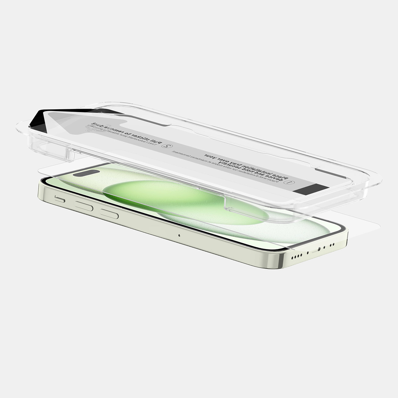 ITSKINS Supreme Glass Protector with Eco-Friendly Alignment Tool for iPhone 16 - Clear