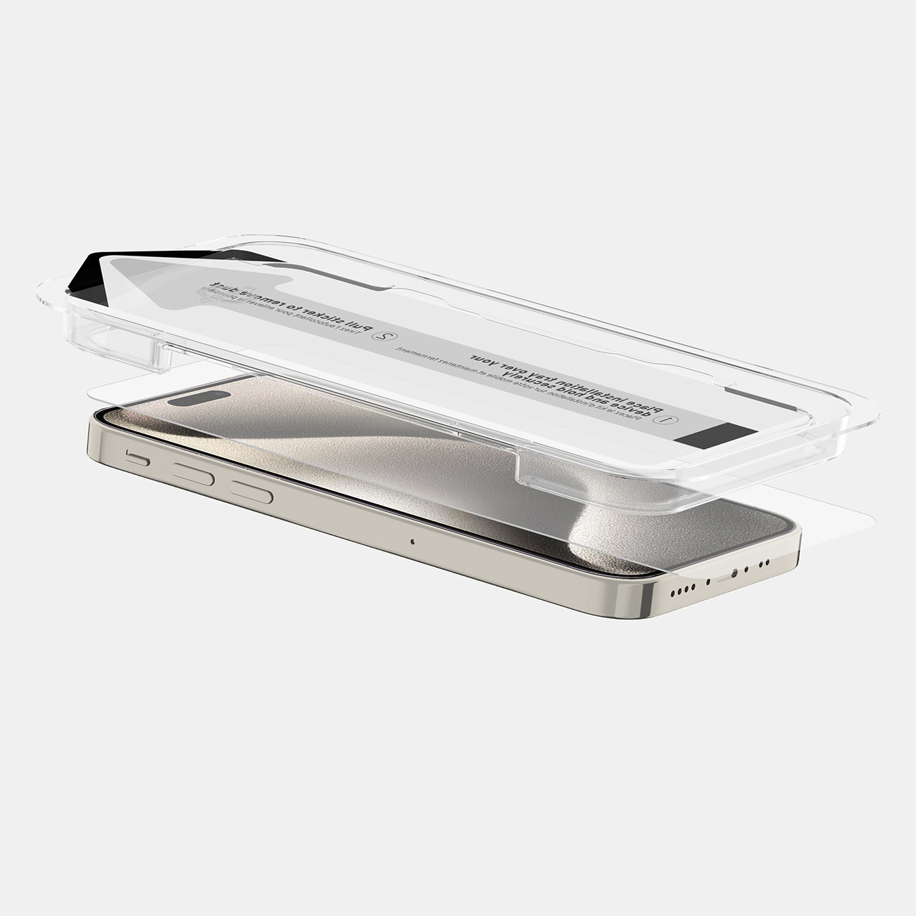 ITSKINS Supreme Glass Protector with Eco-Friendly Alignment Tool for iPhone 16 Pro - Clear