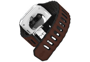 ITSKINS Ballistic R Lux Pineapple leather  Band  for Apple Watch 42/44/45/46/49mm - Brown