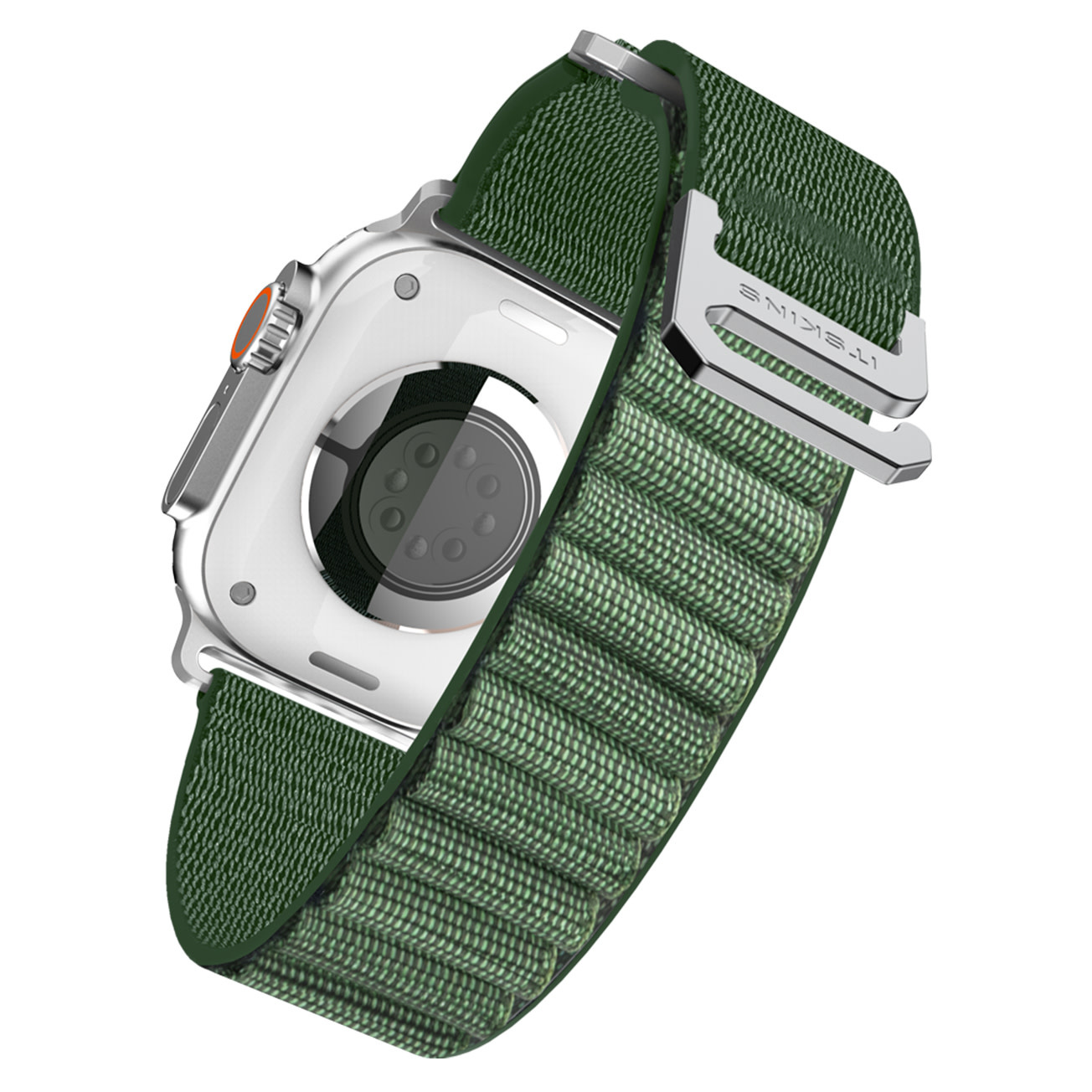 ITSKINS Ballistic R Nylon Splash Band  for Apple Watch 42/44/45/46/49mm - Olive Green