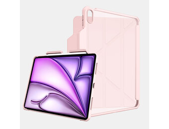 ITSKINS Hybrid R Solid Folio Case for iPad Air 11" M2 (6th-Gen 2024) - Pink