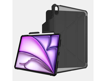 ITSKINS Hybrid R Solid Folio Case for iPad Air 13" M2/M3 - Black