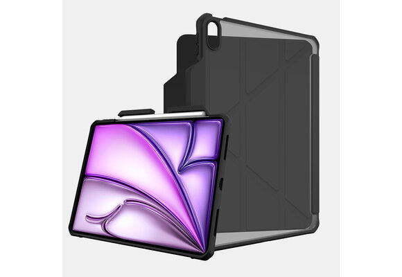 ITSKINS Hybrid R Solid Folio Case for iPad Air 13" M2/M3 - Black