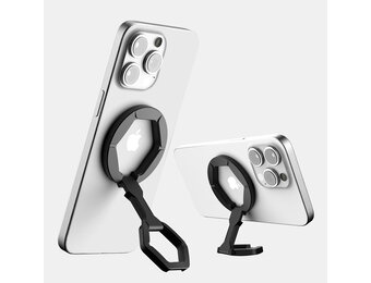 ITSKINS KickStand 360 Double Site MagSafe Magnet Phone Holder Ring - Black