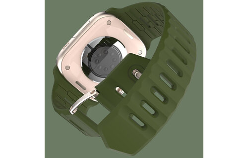 ITSKINS Spectrum R Silk  Band  for Apple Watch 42/44/45/46/49mm - Olive Green