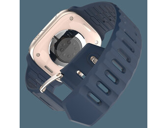 ITSKINS Spectrum R Silk  Band  for Apple Watch 42/44/45/46/49mm - Navy Blue