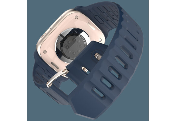 ITSKINS Spectrum R Silk Band for Apple Watch 42/44/45/46/49mm - Navy Blue