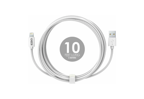 KERO - LASSO CABLE 3M LIGHTNING WHITE