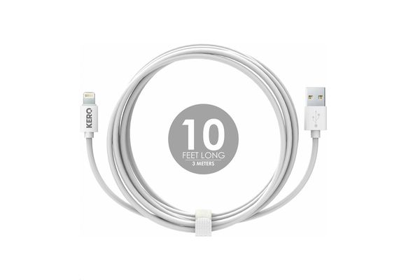 KERO - LASSO CABLE 3M LIGHTNING WHITE