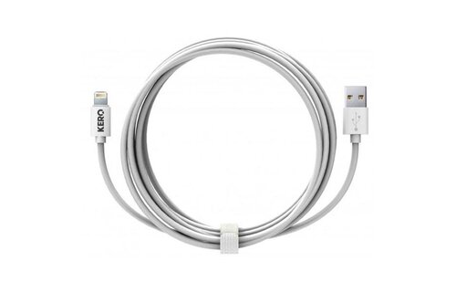 KERO - LASSO CABLE 3M LIGHTNING WHITE