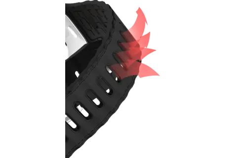 ITSKINS Ballistic R Lux Pineapple leather Band for Apple Watch 42/44/45/46/49mm - Black