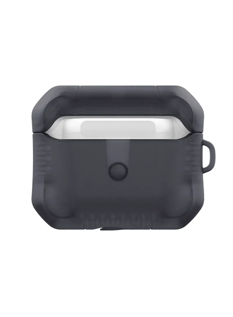 ITSKINS Spectrum R Frost Case with Lock for AirPods Pro / Pro 2 - Smoke