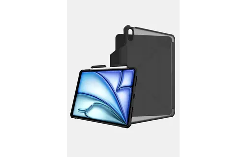 ITSKINS Hybrid R Solid Folio Case for iPad Air 11" M2 (6th-Gen 2024) - Black