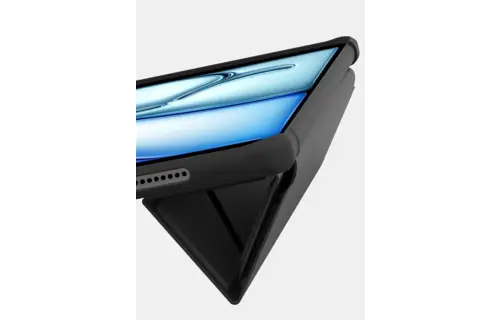 ITSKINS Hybrid R Solid Folio Case for iPad Air 11" M2 (6th-Gen 2024) - Black