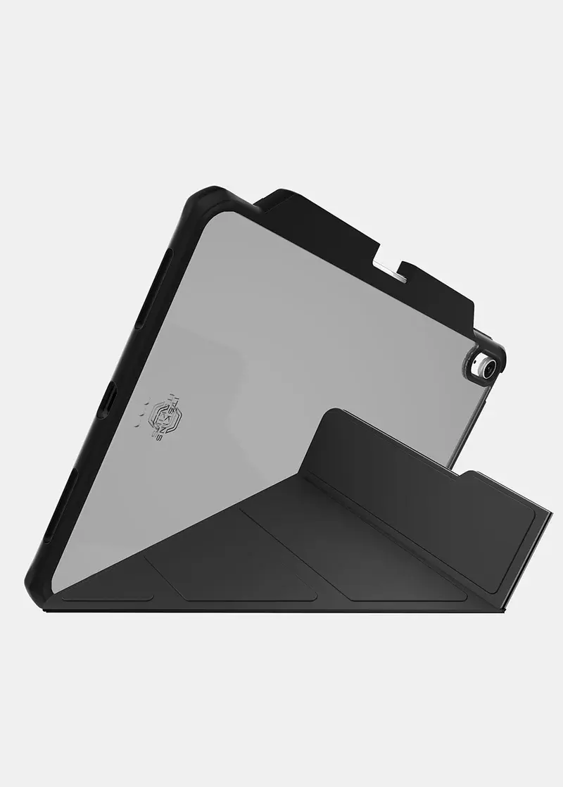ITSKINS Hybrid R Solid Folio Case for iPad Air 11" M2 (6th-Gen 2024) - Black