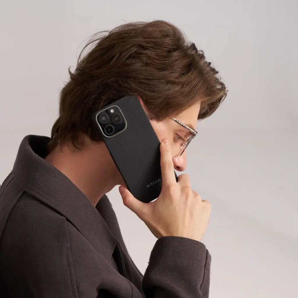 Pitaka MagEZ MagSafe Case 6 for iPhone 16 Pro Max (600D) - Black/Grey Twill