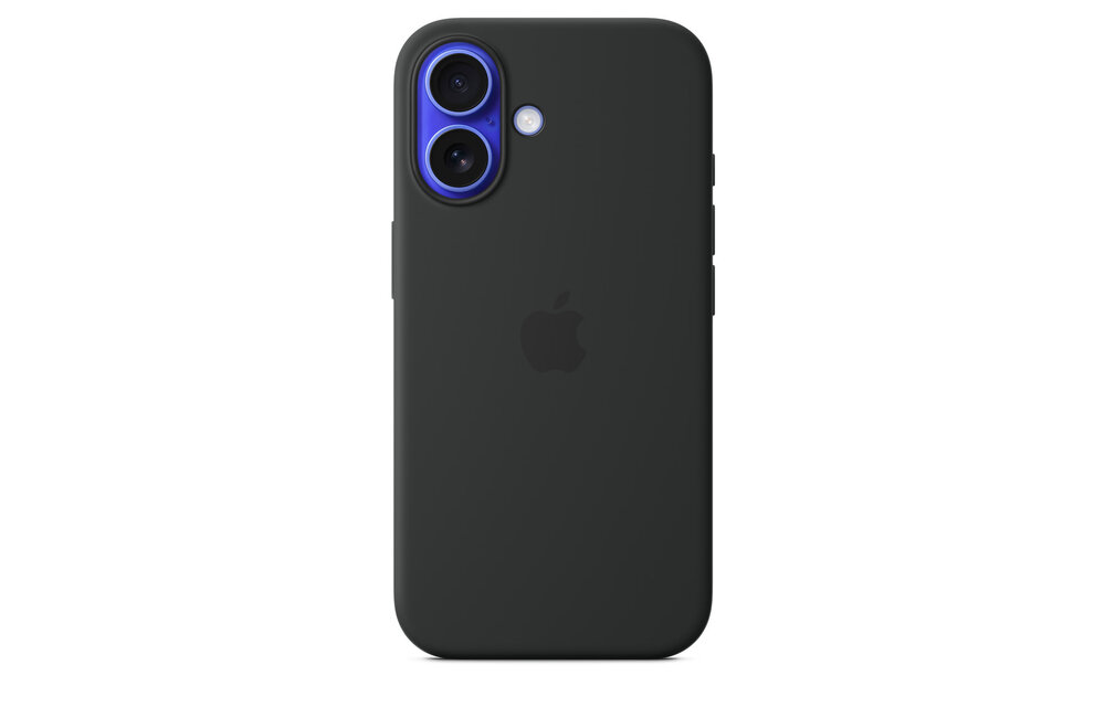 Apple iPhone 16 Silicone Case with MagSafe - Black