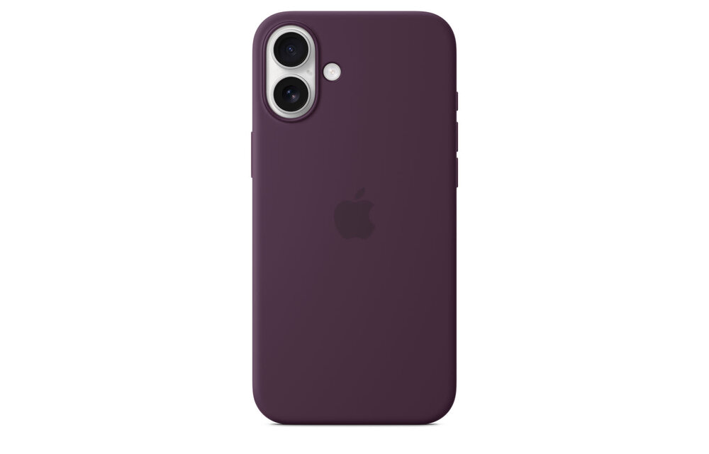 Apple iPhone 16 Plus Silicone Case with MagSafe - Plum
