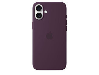 Apple iPhone 16 Plus Silicone Case with MagSafe - Plum