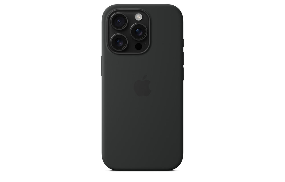 Apple iPhone 16 Pro Silicone Case with MagSafe - Black