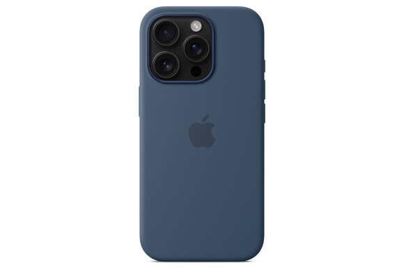 Apple iPhone 16 Pro Silicone Case with MagSafe - Denim