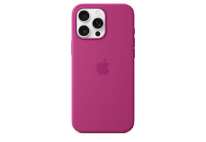 Apple iPhone 16 Pro Max Silicone Case with MagSafe - Fuchsia