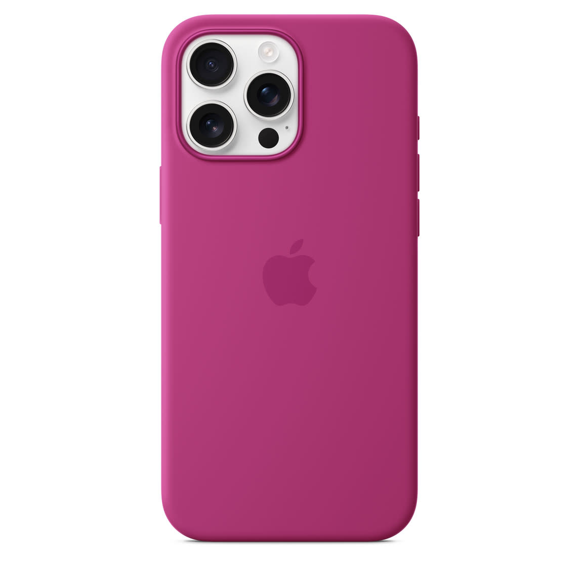 Apple iPhone 16 Pro Max Silicone Case with MagSafe - Fuchsia