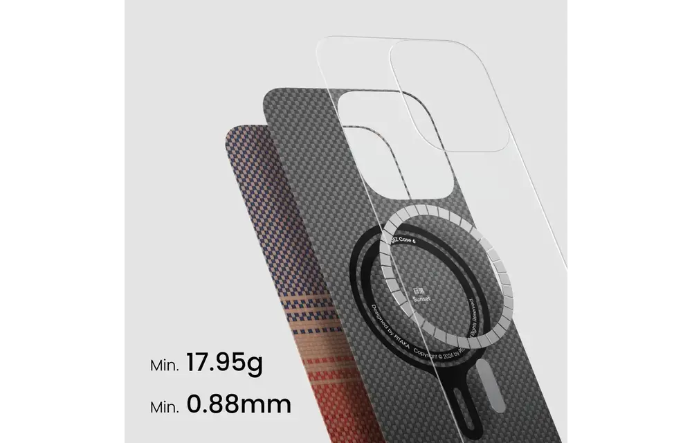 Pitaka MagEZ MagSafe Case 6 for iPhone 16 Pro - Sunset