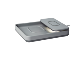 TYLT Tray Pivot Phone and Headphone Wireless Charging Pad 10w - Gray