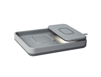 TYLT Tray Pivot Phone and Headphone Wireless Charging Pad 10w - Gray