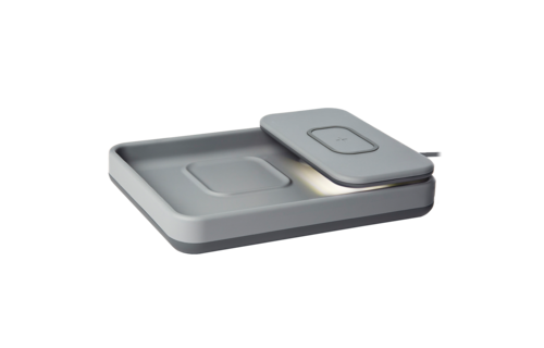 TYLT Tray Pivot Phone and Headphone Wireless Charging Pad 10w - Gray