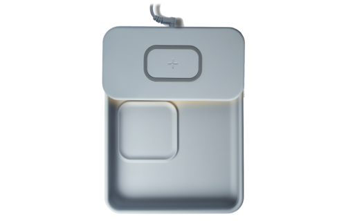 TYLT Tray Pivot Phone and Headphone Wireless Charging Pad 10w - Gray