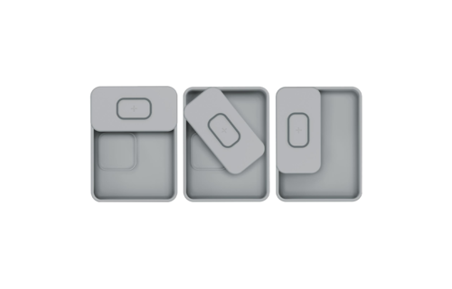 TYLT Tray Pivot Phone and Headphone Wireless Charging Pad 10w - Gray