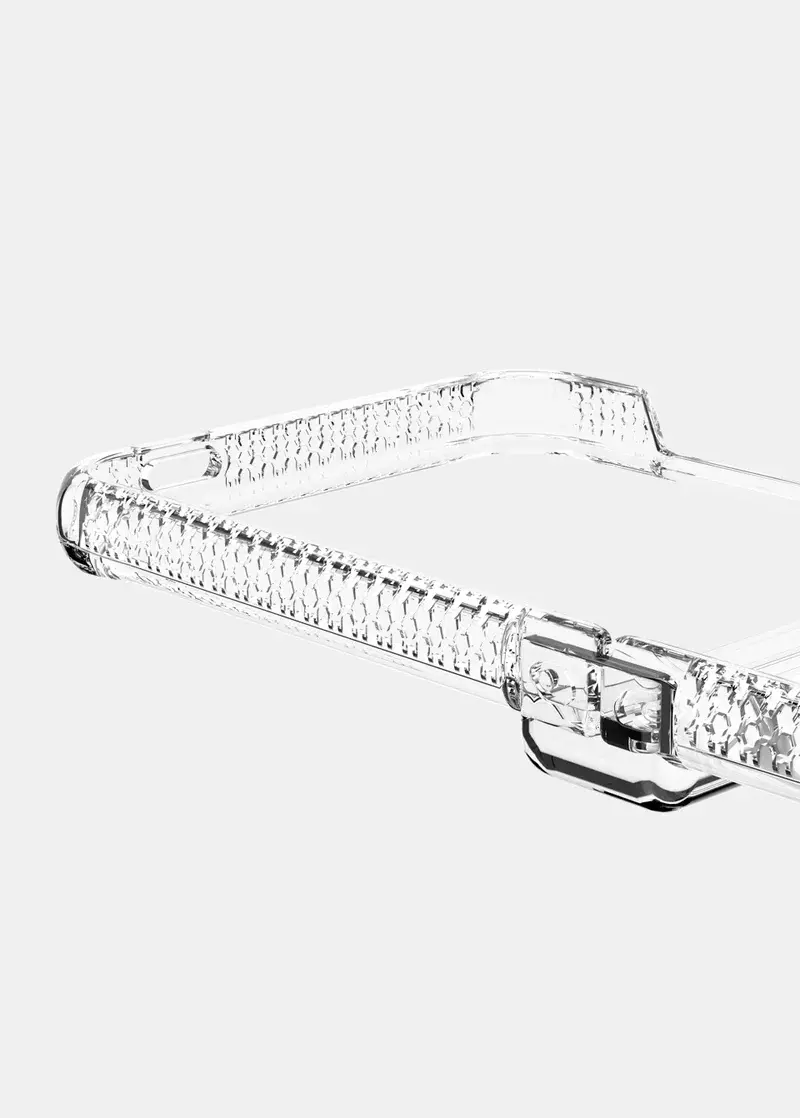 ITSKINS Hybrid R Clear Hinge MagSafe Case for Samsung Galaxy Z Flip 6 - Transparent