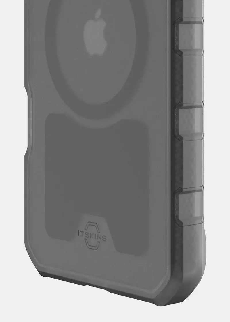 ITSKINS Vault R Frost Megnetic with MagSafe Case for iPhone 16 Pro Max - Grey Black