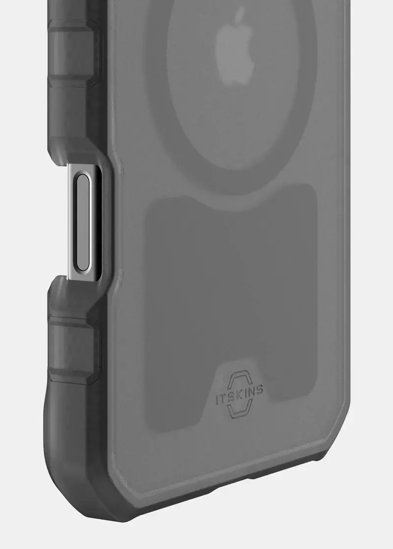 ITSKINS Vault R Frost Megnetic with MagSafe Case for iPhone 16 Pro Max - Grey Black