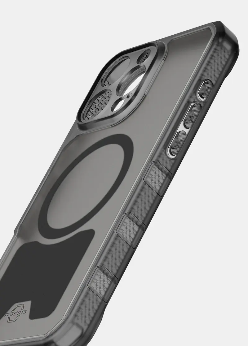 ITSKINS Vault R Frost Megnetic with MagSafe Case for iPhone 16 Pro Max - Grey Black