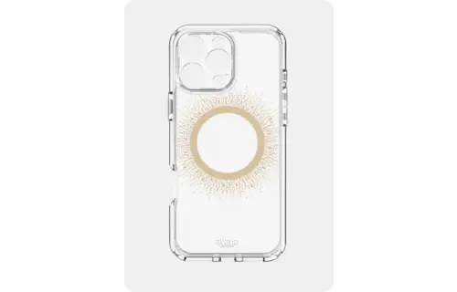 Avana aura MagSafe Case for iPhone 16 Pro Max - Clear Gold
