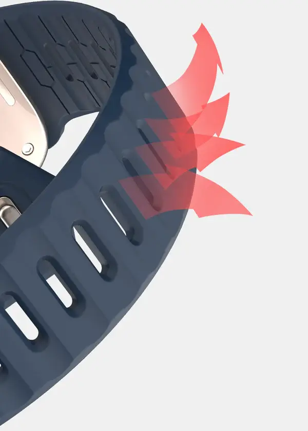 ITSKINS Spectrum R Silk  Band  for Apple Watch 42/44/45/46/49mm - Navy Blue