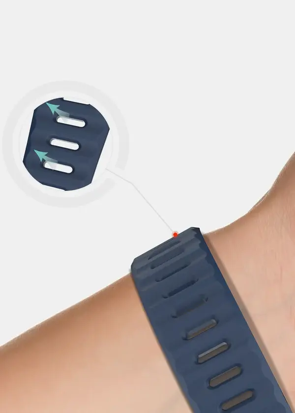 ITSKINS Spectrum R Silk  Band  for Apple Watch 42/44/45/46/49mm - Navy Blue