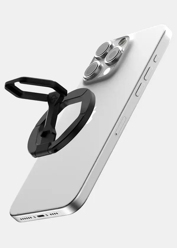 ITSKINS KickStand 360 Double Site MagSafe Magnet Phone Holder Ring - Black