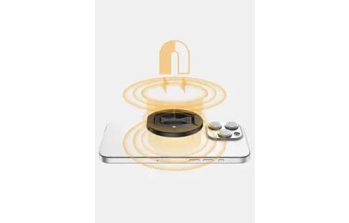 ITSKINS KickStand 360 Double Site MagSafe Magnet Phone Holder Ring - Black