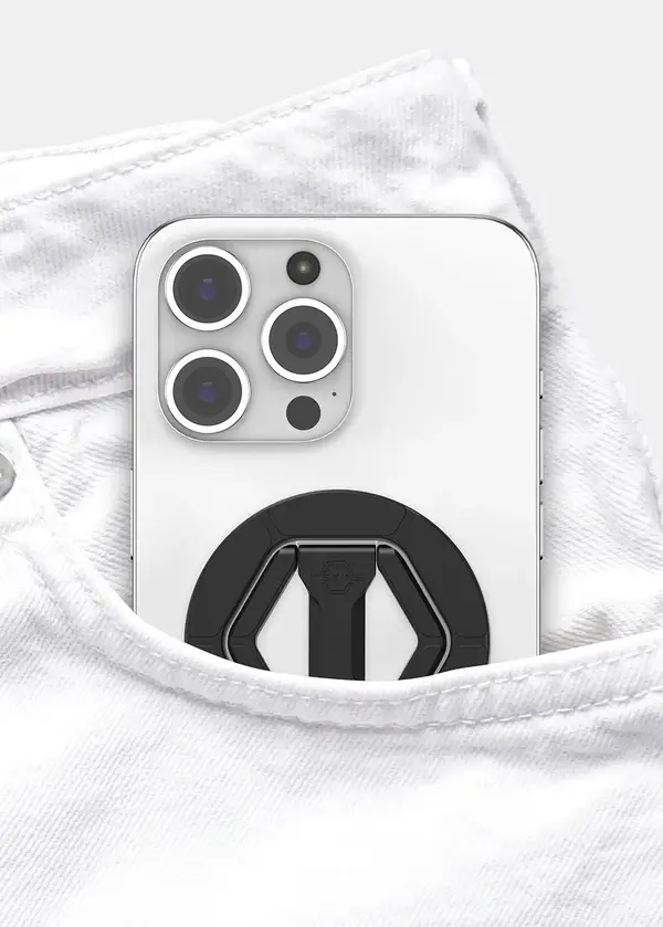 ITSKINS KickStand 360 Double Site MagSafe Magnet Phone Holder Ring - Black