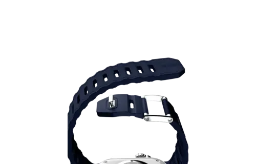 ITSKINS Ballistic R Lux Pineapple leather  Band  for Apple Watch 42/44/45/46/49mm - Navy Blue