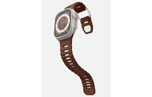 ITSKINS Ballistic R Lux Pineapple leather  Band  for Apple Watch 42/44/45/46/49mm - Brown